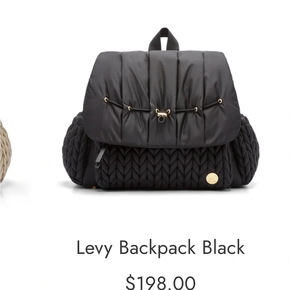 Levy Backpack Black - Designer Women’s Bag - Picture 1 of 16